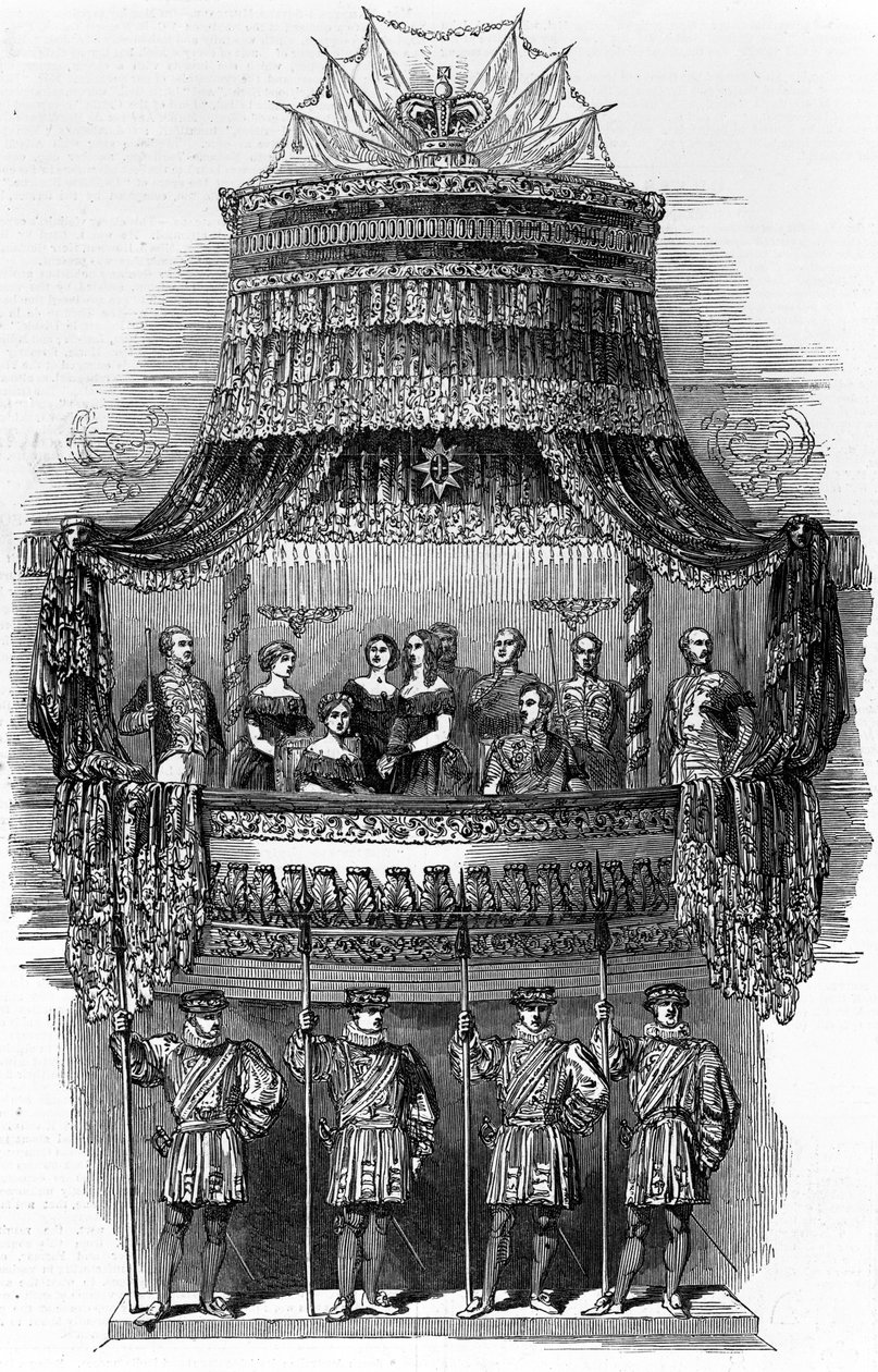 1848 में रॉयल इटैलियन ओपेरा, कोवेंट गार्डन में उनकी राजसी यात्रा द्वारा अंग्रेजी स्कूल