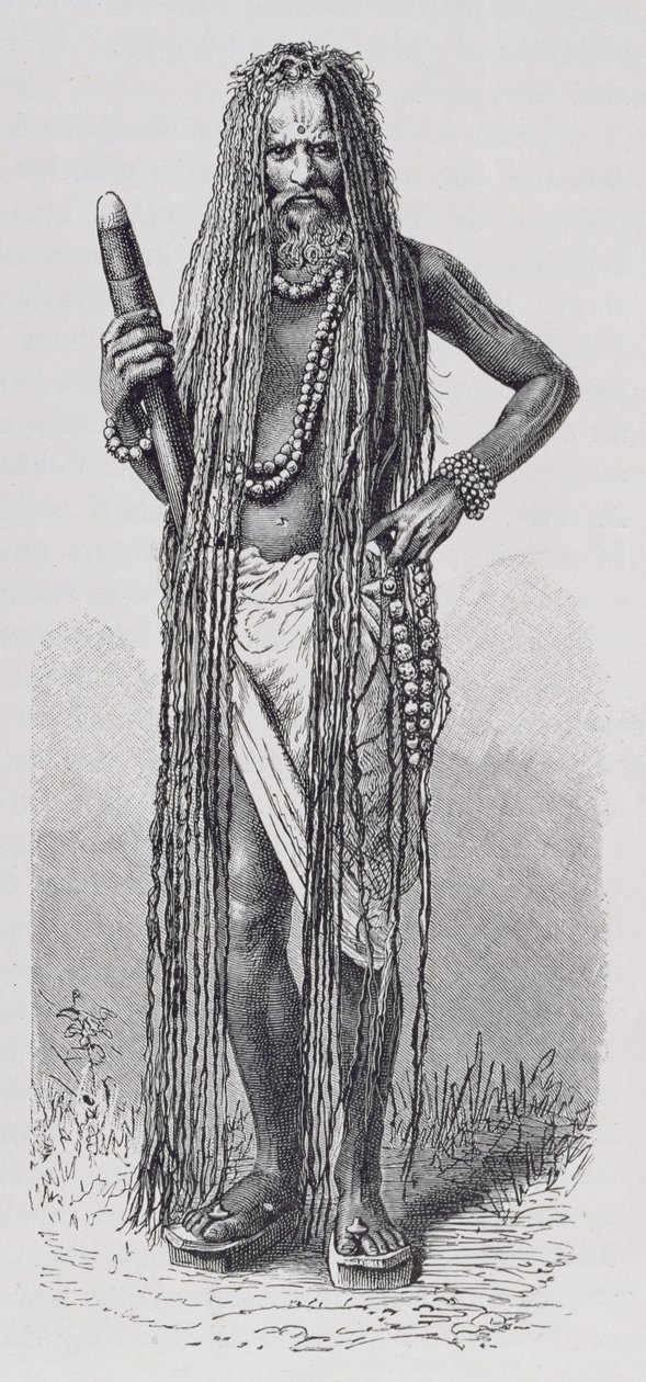 भारतीय फकीर, द हिस्ट्री ऑफ मैनकाइंड, Vol.III से, प्रो। फ्रेडरिक रेटजेल, 1898 द्वारा द्वारा अंग्रेजी स्कूल