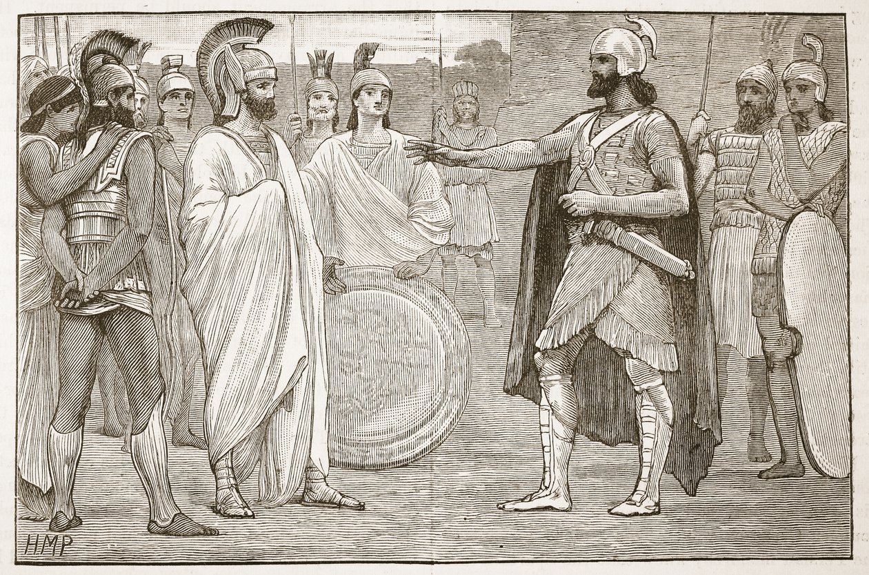 Agesilaus और Pharnabazus के बीच साक्षात्कार द्वारा अंग्रेजी स्कूल