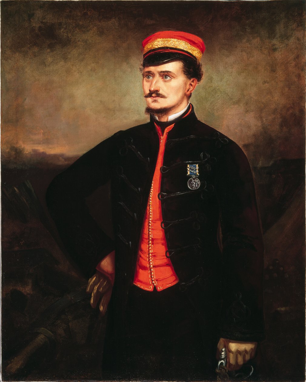 लेफ्टिनेंट थॉमस मर्फी, तुर्की आकस्मिकता, क्रीमिया, 1857 की अवांछित वर्दी में द्वारा अंग्रेजी स्कूल