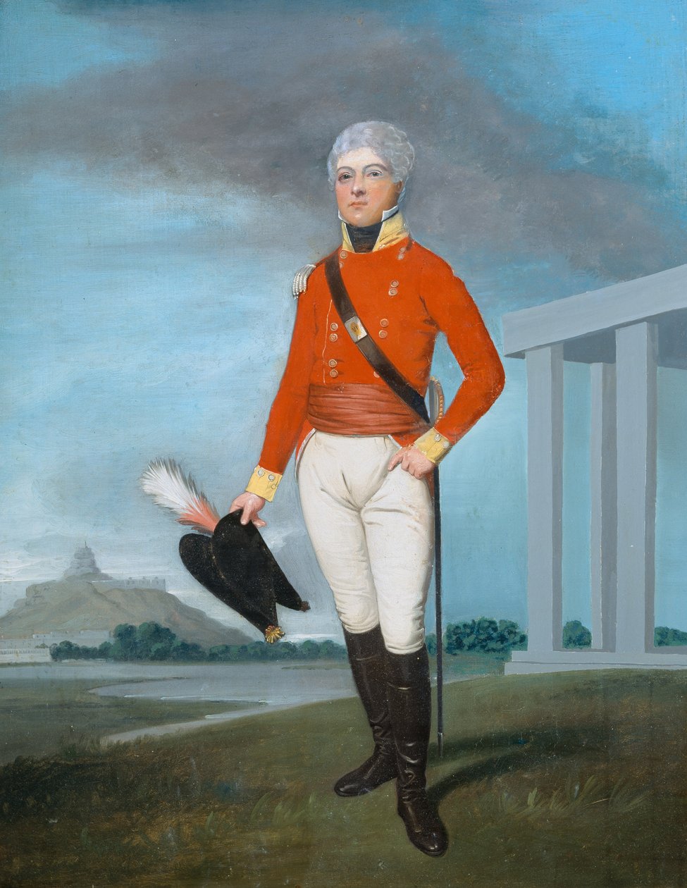 लेफ्टिनेंट विलियम विंसेंट (1781-1859) c.1804 द्वारा अंग्रेजी स्कूल