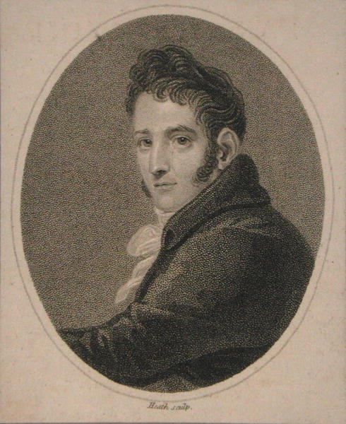 हीथ द्वारा उकेरी गई 'द गैलरी ऑफ़ पोर्ट्रेट्स' से लुसिएन बोनापार्ट (1775-1840), 1833 में प्रकाशित (उत्कीर्णन) द्वारा अंग्रेजी स्कूल