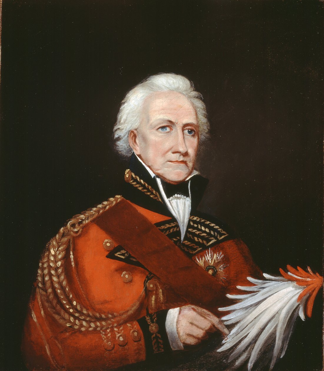 मेजर जनरल सर डेविड ओचर्टलोनी बीटी (1758-1825) c.1816 द्वारा अंग्रेजी स्कूल