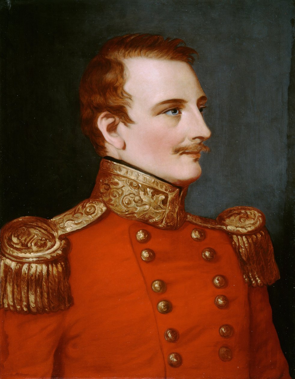 मेजर हेनरी वाल्टर बेलेव (1802-1842) c.1841 द्वारा अंग्रेजी स्कूल