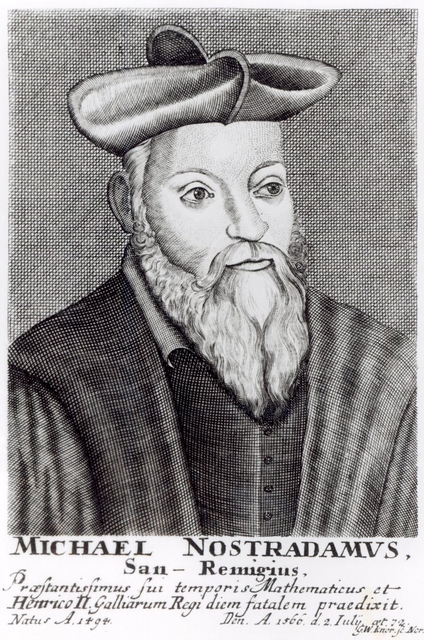 मिशेल नास्त्रेदमस (1503-66) द्वारा अंग्रेजी स्कूल