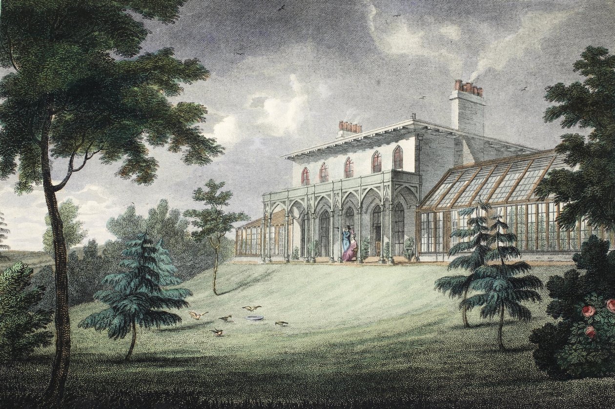 माउंट अरारत, विंबलडन, पब। c1828. द्वारा अंग्रेजी स्कूल