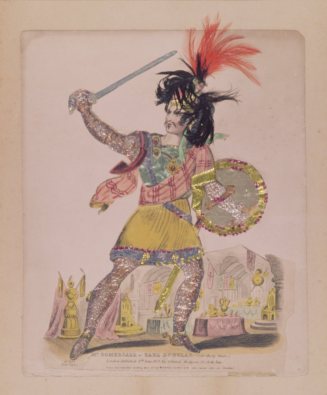 श्री गोमर्सल, पब के अर्ल डगलस की भूमिका में, पब। ऑरलैंडो हॉजसन, 1832 (उत्कीर्णन और महाविद्यालय) द्वारा द्वारा अंग्रेजी स्कूल