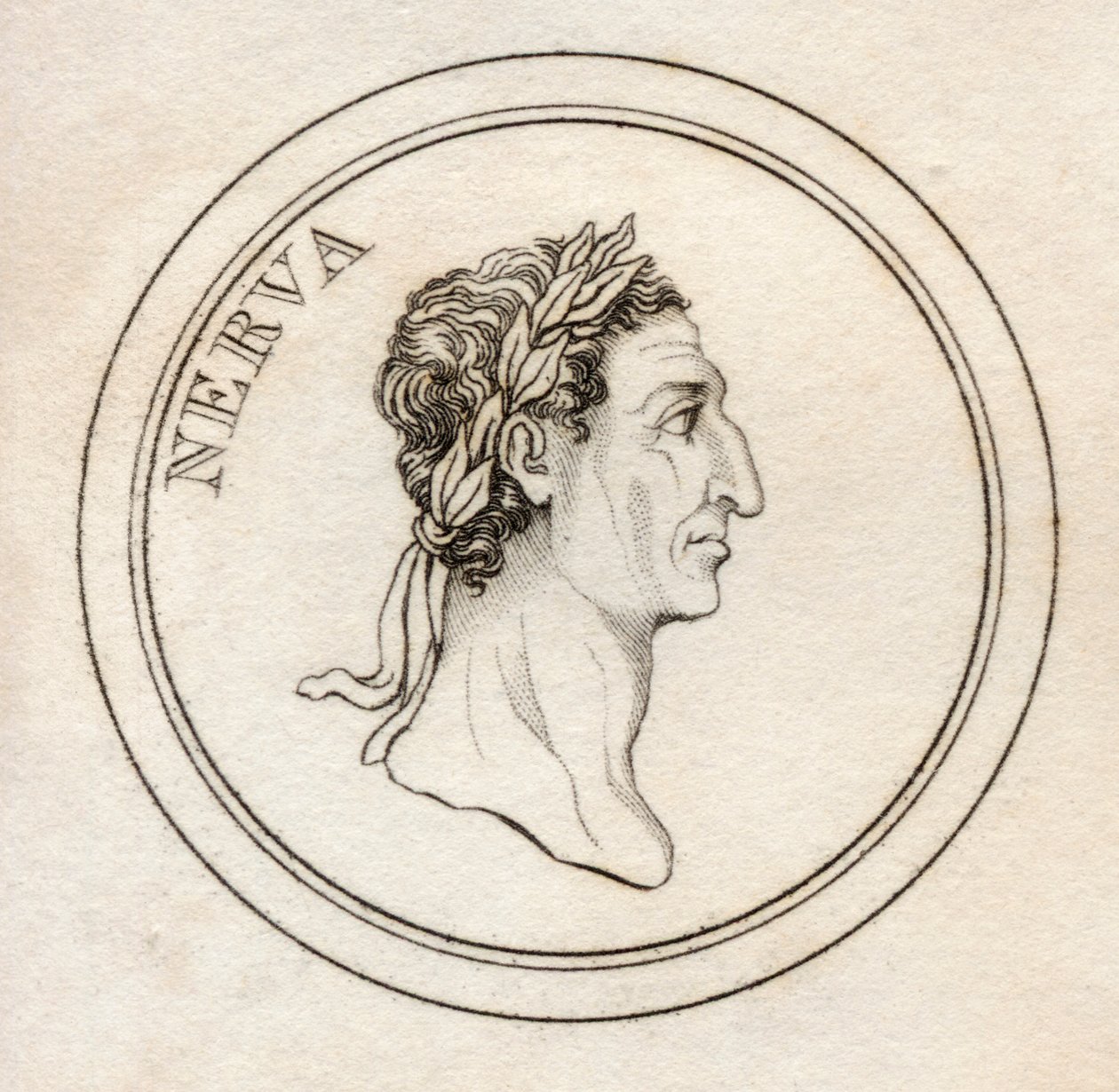 नर्वा सीज़र ऑगस्टस, &39;क्रैब्स हिस्टोरिकल डिक्शनरी&39; से, 1825 (लिथो) प्रकाशित द्वारा अंग्रेजी स्कूल