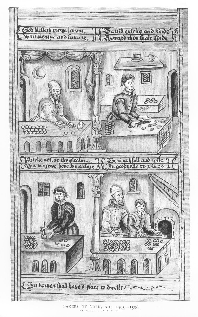 1595-96 में यॉर्क के बेकर्स का अध्यादेश द्वारा अंग्रेजी स्कूल