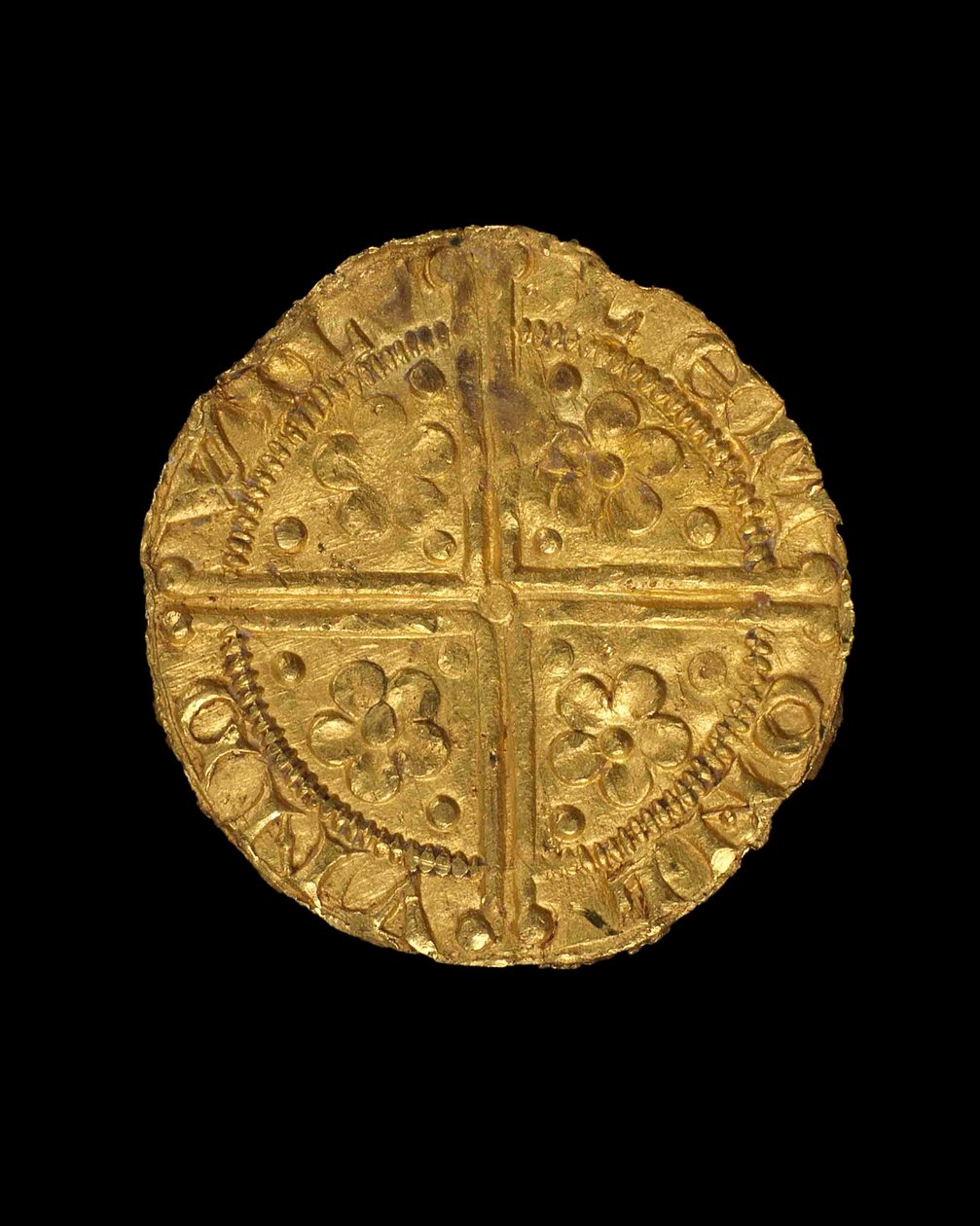 किंग हेनरी III का पेनी, 1257-58 (सोना) (429893 भी देखें) द्वारा अंग्रेजी स्कूल