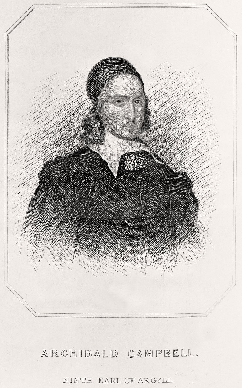 आर्चीबाल्ड कैंपबेल का पोर्ट्रेट, 1835 के अर्गल का 9 वां अर्ल द्वारा अंग्रेजी स्कूल
