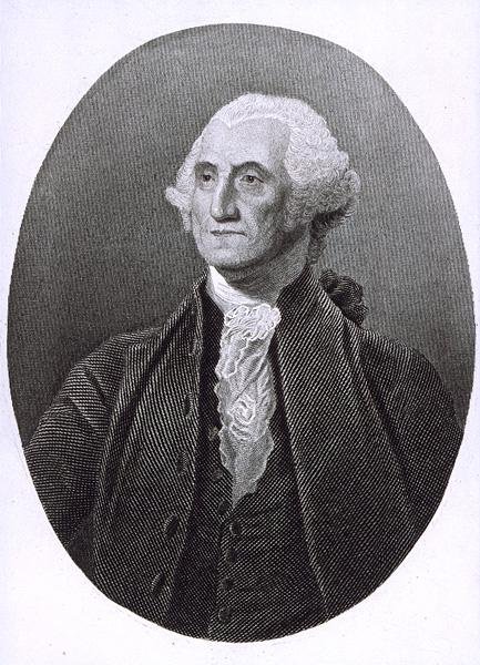 जॉर्ज वाशिंगटन का पोर्ट्रेट (1732-1799) (उत्कीर्णन) द्वारा अंग्रेजी स्कूल