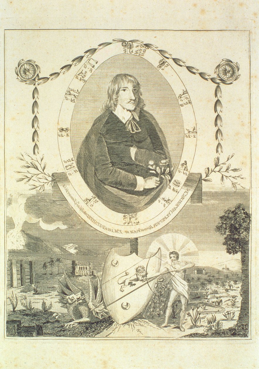 पोर्ट ऑफ़ निकोलस कुल्पेपर (1616-54), अग्रगामी कुलपर्स इंग्लिश फिजिशियन और कम्प्लीट हर्बल, 1790 में प्रकाशित द्वारा अंग्रेजी स्कूल