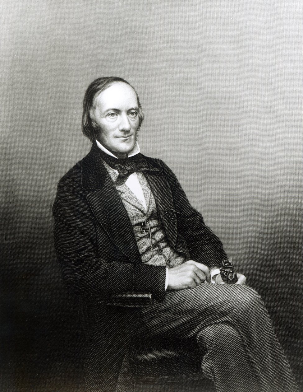 सर रिचर्ड ओवेन का चित्रांकन (1804-1892) द्वारा अंग्रेजी स्कूल