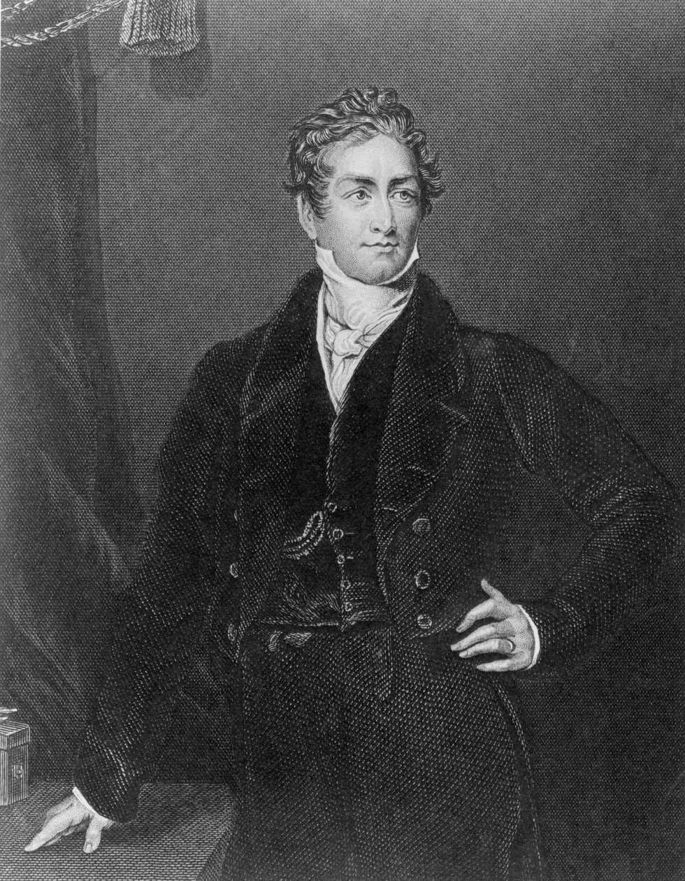सर रॉबर्ट पील का पोर्ट्रेट (1788-1850) द्वारा अंग्रेजी स्कूल