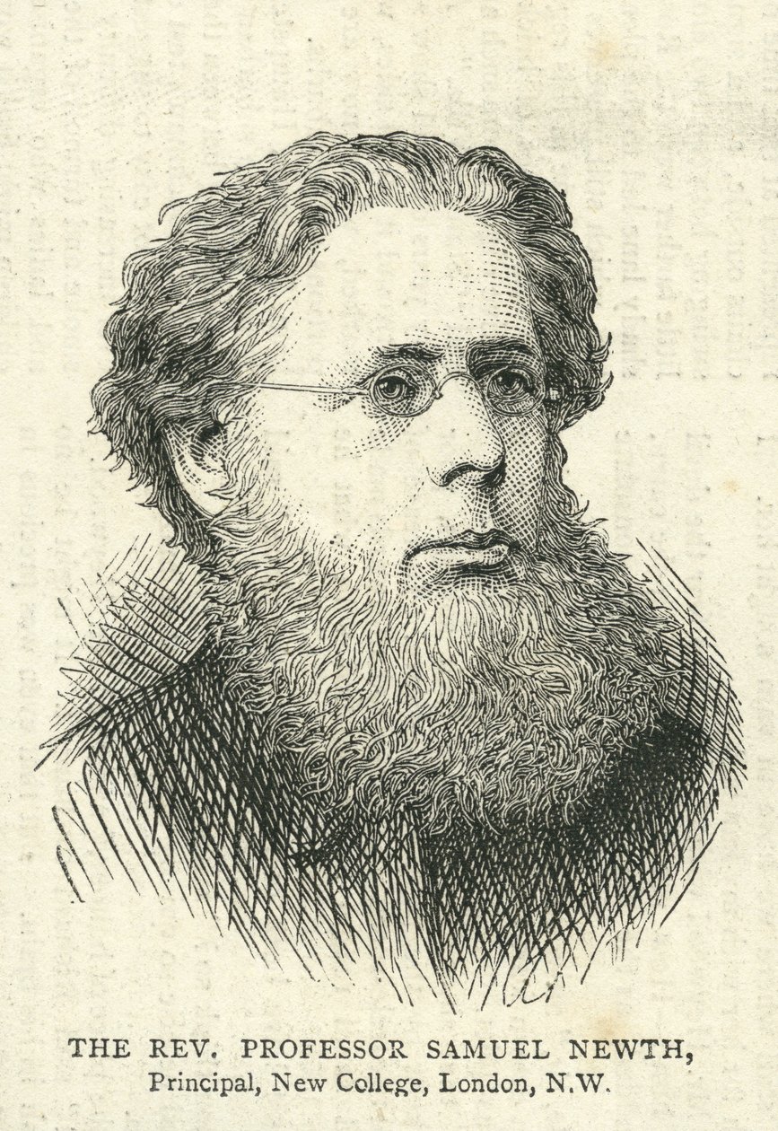रेव शमूएल न्यूथ (1821–98), ग्राफिक जुलाई 10, 1875 से चित्रण द्वारा अंग्रेजी स्कूल