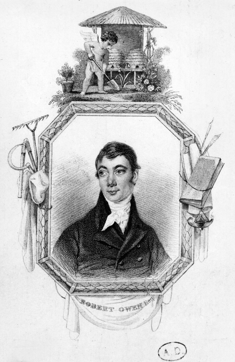 रॉबर्ट ओवेन (1771-1858) द्वारा अंग्रेजी स्कूल
