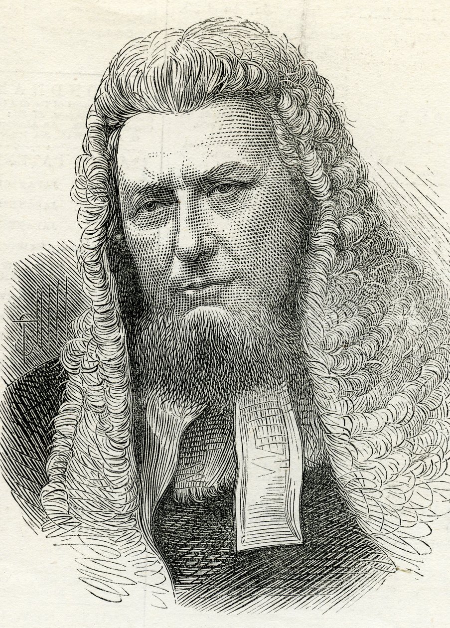 सर रिचर्ड पॉल एम्फलेट (1809-83) सचित्र लंदन न्यूज 7 फरवरी, 1874 से द्वारा अंग्रेजी स्कूल