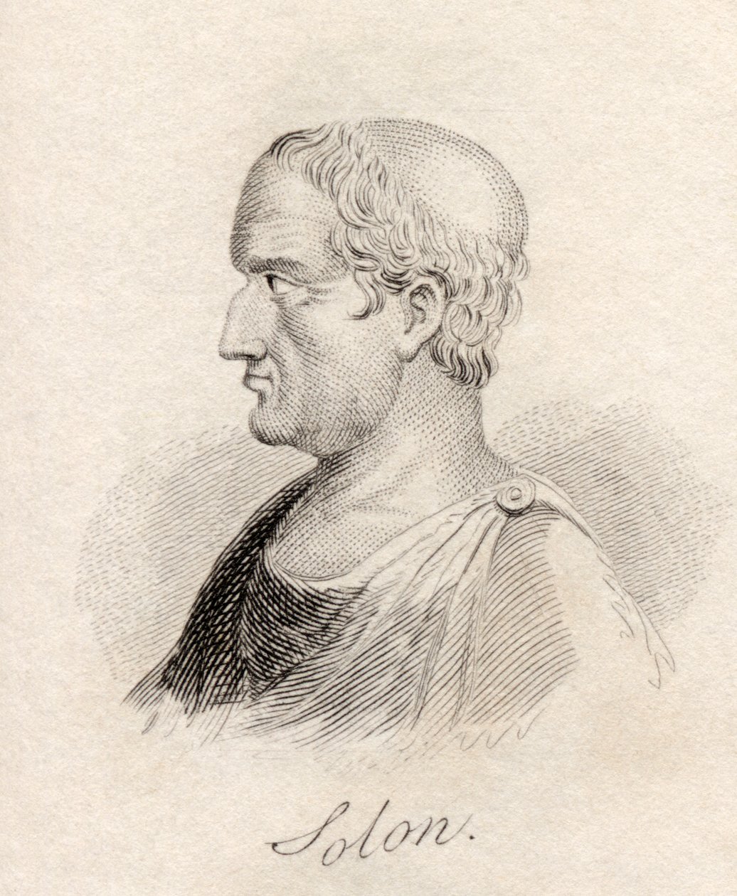 सोलन, &39;क्रैब हिस्टोरिकल डिक्शनरी&39; से, 1825 में प्रकाशित हुआ द्वारा अंग्रेजी स्कूल