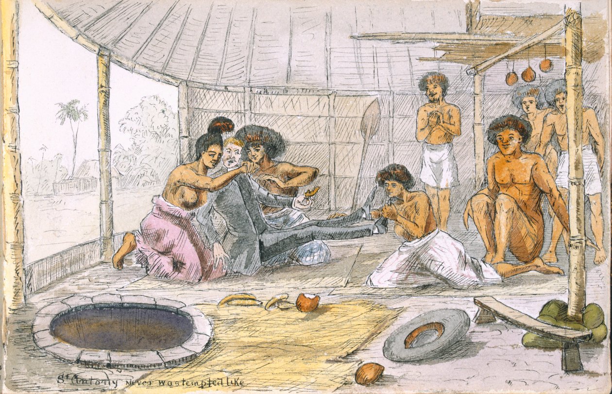 सेंट एंथोनी को कभी भी पसंद नहीं किया गया ... ', c1880। द्वारा अंग्रेजी स्कूल