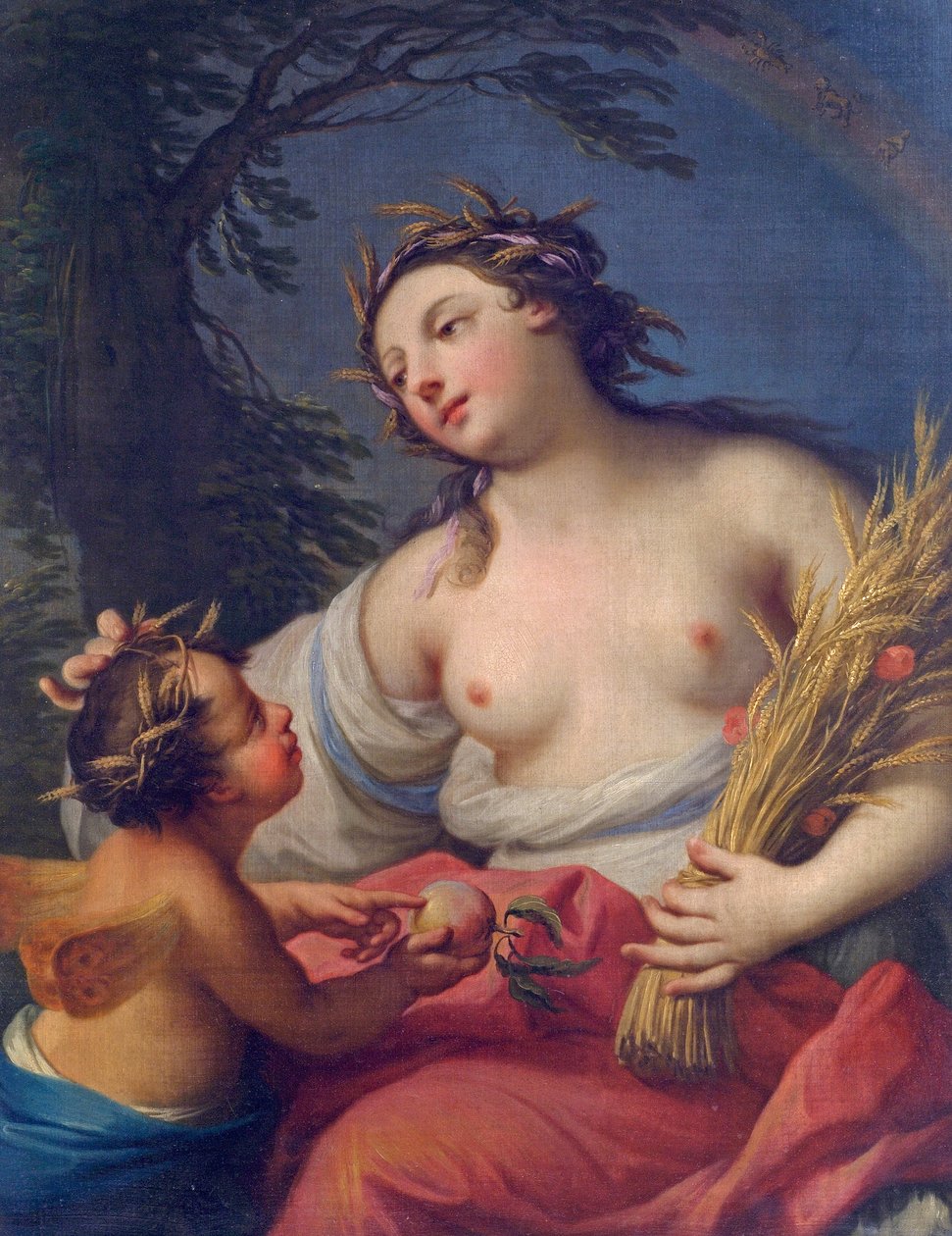 गर्मी, c.1760 द्वारा अंग्रेजी स्कूल
