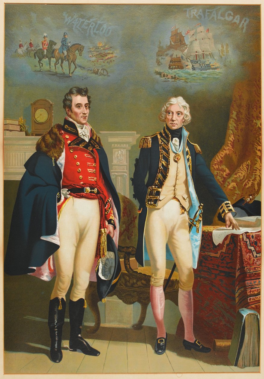 ग्रेट कमांडर्स, वेलिंगटन (1769-1852) और नेल्सन (1758-1805) के बीच एकमात्र साक्षात्कार का प्रतिनिधित्व करने वाली सेना और नौसेना द्वारा अंग्रेजी स्कूल