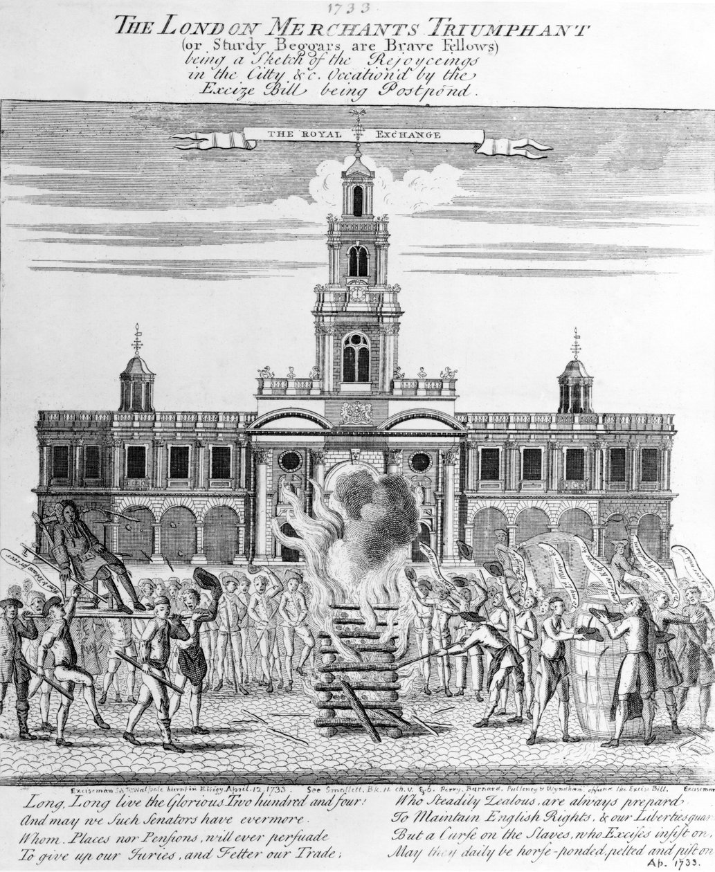 लंदन व्यापारी विजयी, 1733 द्वारा अंग्रेजी स्कूल