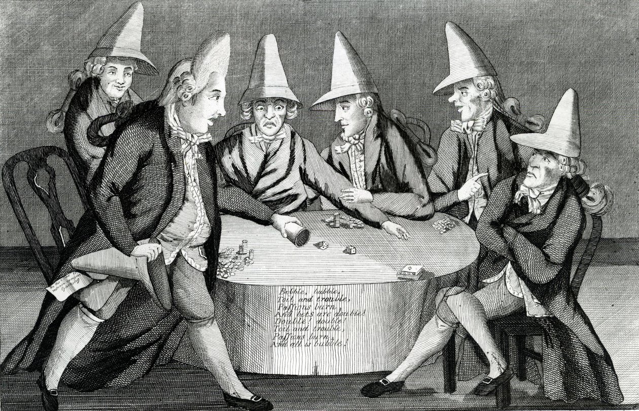 मैकरोनी कल्ड्रोन, एम। डार्ली द्वारा प्रकाशित, 1772 (मेजोटिनट) द्वारा अंग्रेजी स्कूल