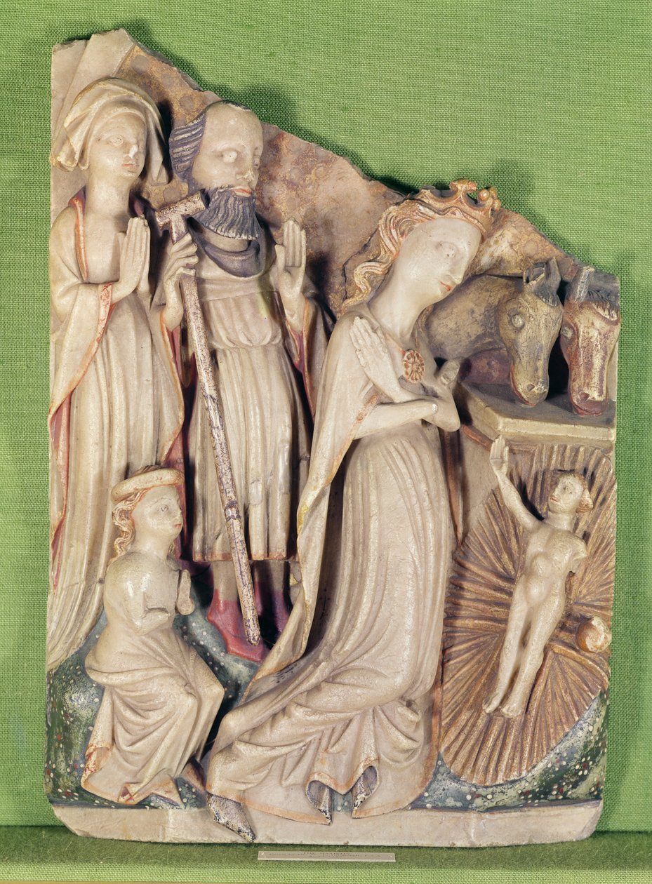 द नेटिविटी, c.1470-90 (एलाबस्टर) द्वारा अंग्रेजी स्कूल