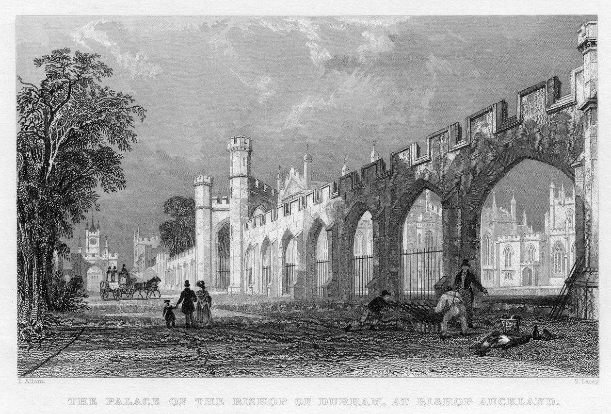 1833 में बिशप ऑकलैंड में डरहम के बिशप का महल द्वारा अंग्रेजी स्कूल