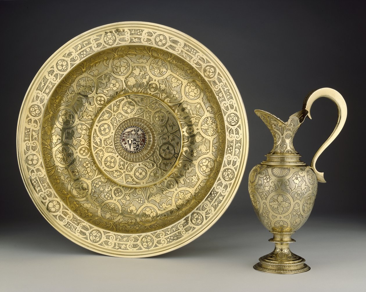 प्रॉक्टर बेसिन और प्रॉक्टर Ewer, 1592-93 द्वारा अंग्रेजी स्कूल