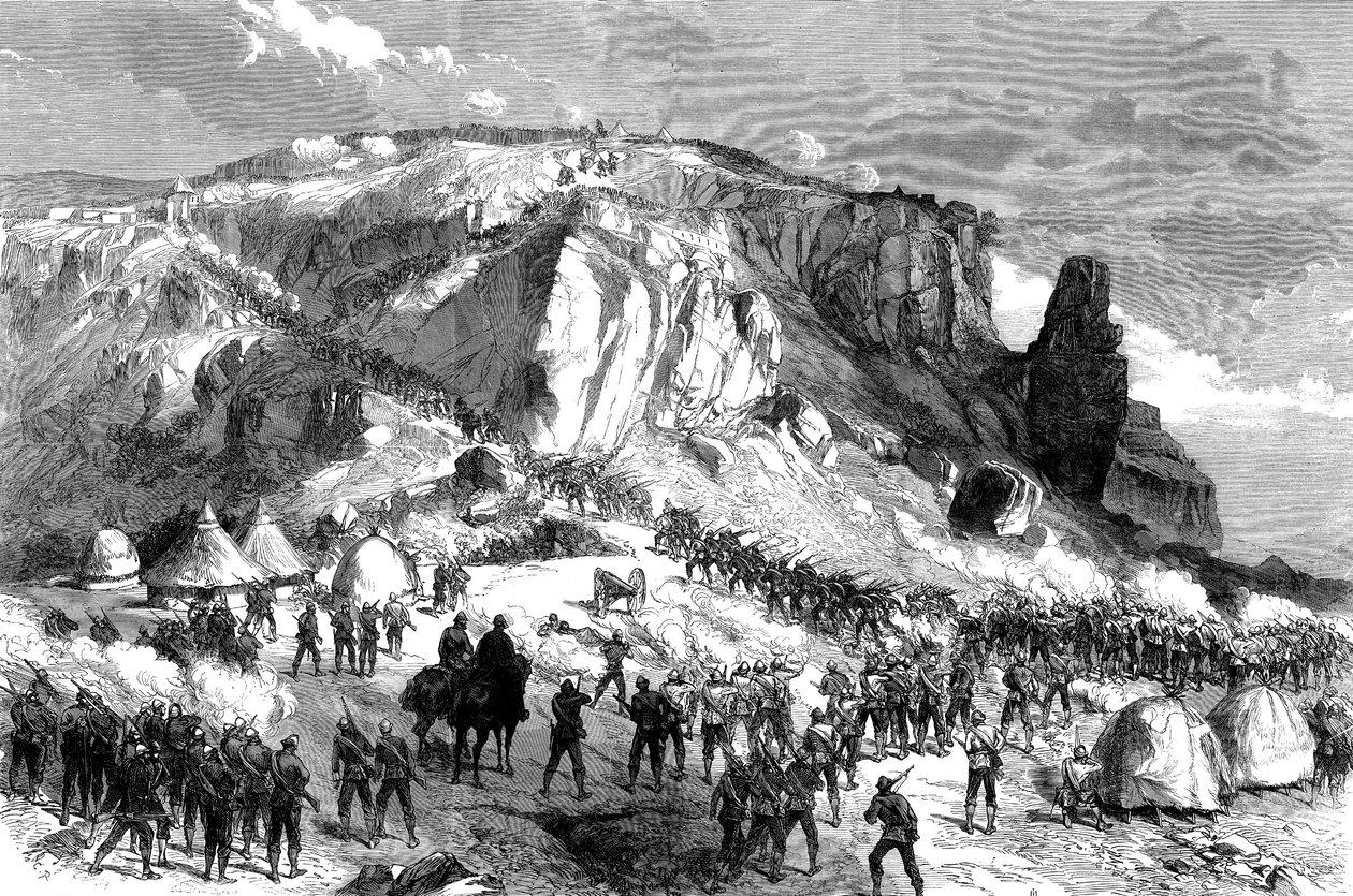 मैग्डाला का तूफान, ईस्टर रविवार, 13 अप्रैल 1868 को, द ब्रिटिश एक्सपेडिशन से एबिसिन, 1868 तक द्वारा अंग्रेजी स्कूल