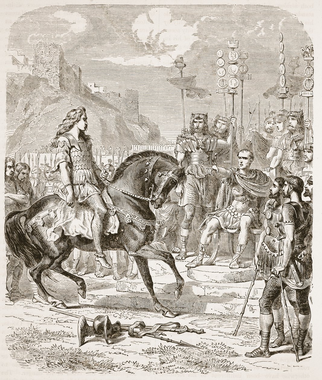 सीज़र से पहले Vercingetorix द्वारा अंग्रेजी स्कूल