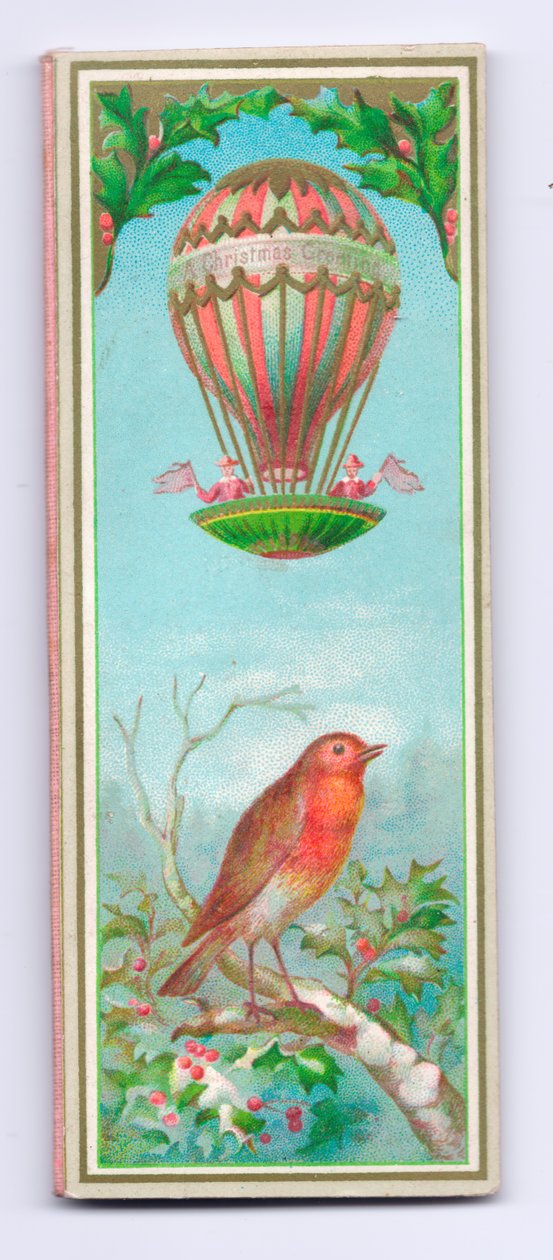 विक्टोरियन क्रिसमस कार्ड, c.1880 द्वारा अंग्रेजी स्कूल