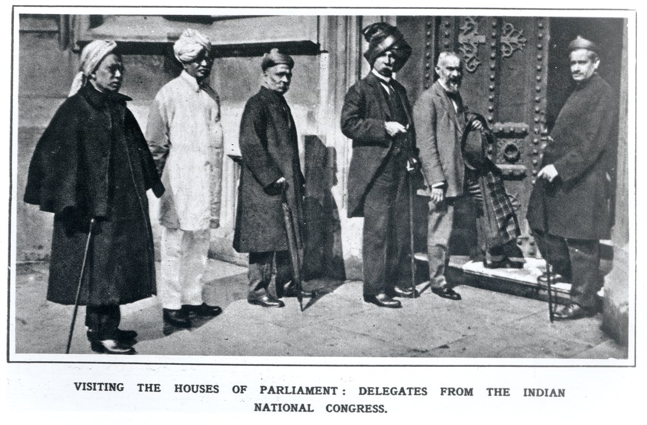 संसद के सदनों का दौरा: भारतीय राष्ट्रीय कांग्रेस, 1919 से प्रतिनिधि द्वारा अंग्रेजी स्कूल