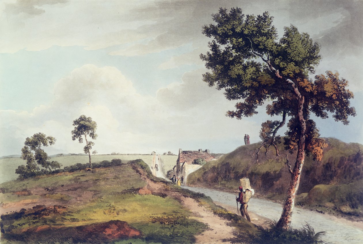 वाटरलू, सी। टर्नर द्वारा उत्कीर्ण, 1816 (रंगीन उत्कीर्णन) द्वारा अंग्रेजी स्कूल