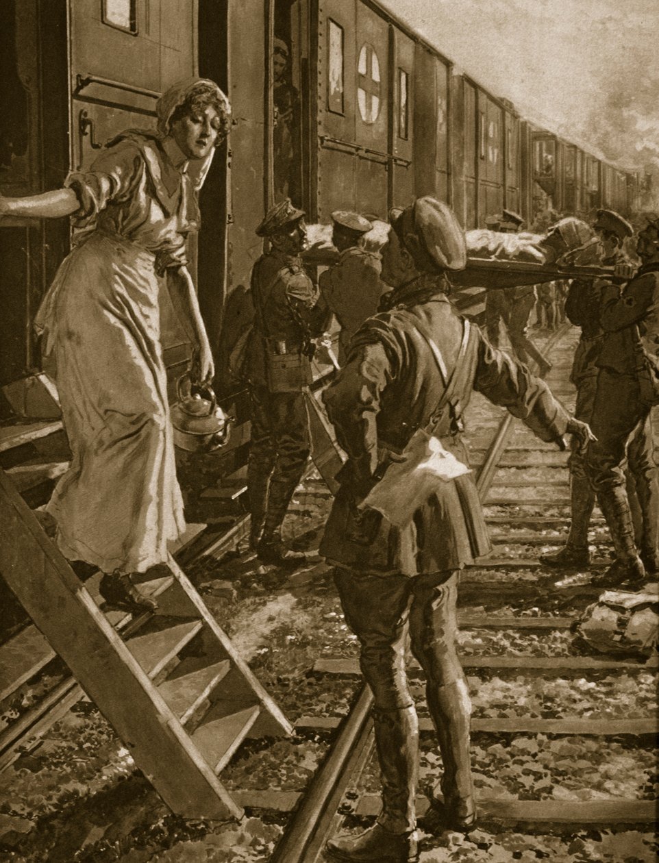 फ्रांस में केल्वडरी, 1914-19 द्वारा अंग्रेजी स्कूल
