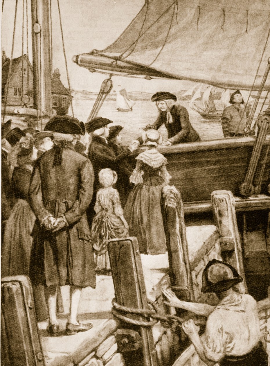 वेसले ने 1787 में आयरलैंड के प्रिंस ऑफ वेल्स को आयरिश से विदाई दी द्वारा अंग्रेजी स्कूल