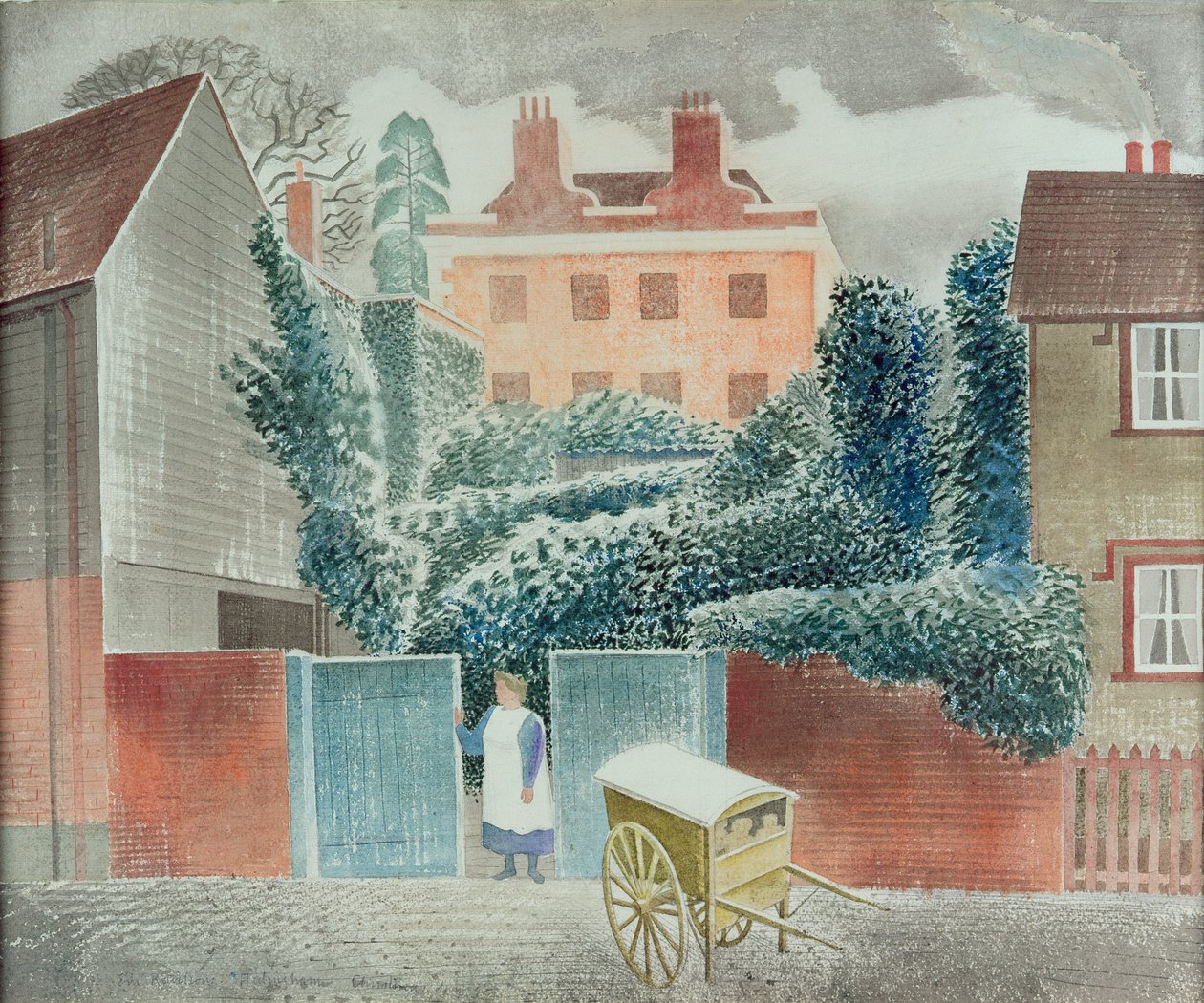 बेकर की गाड़ी द्वारा एरिक Ravilious