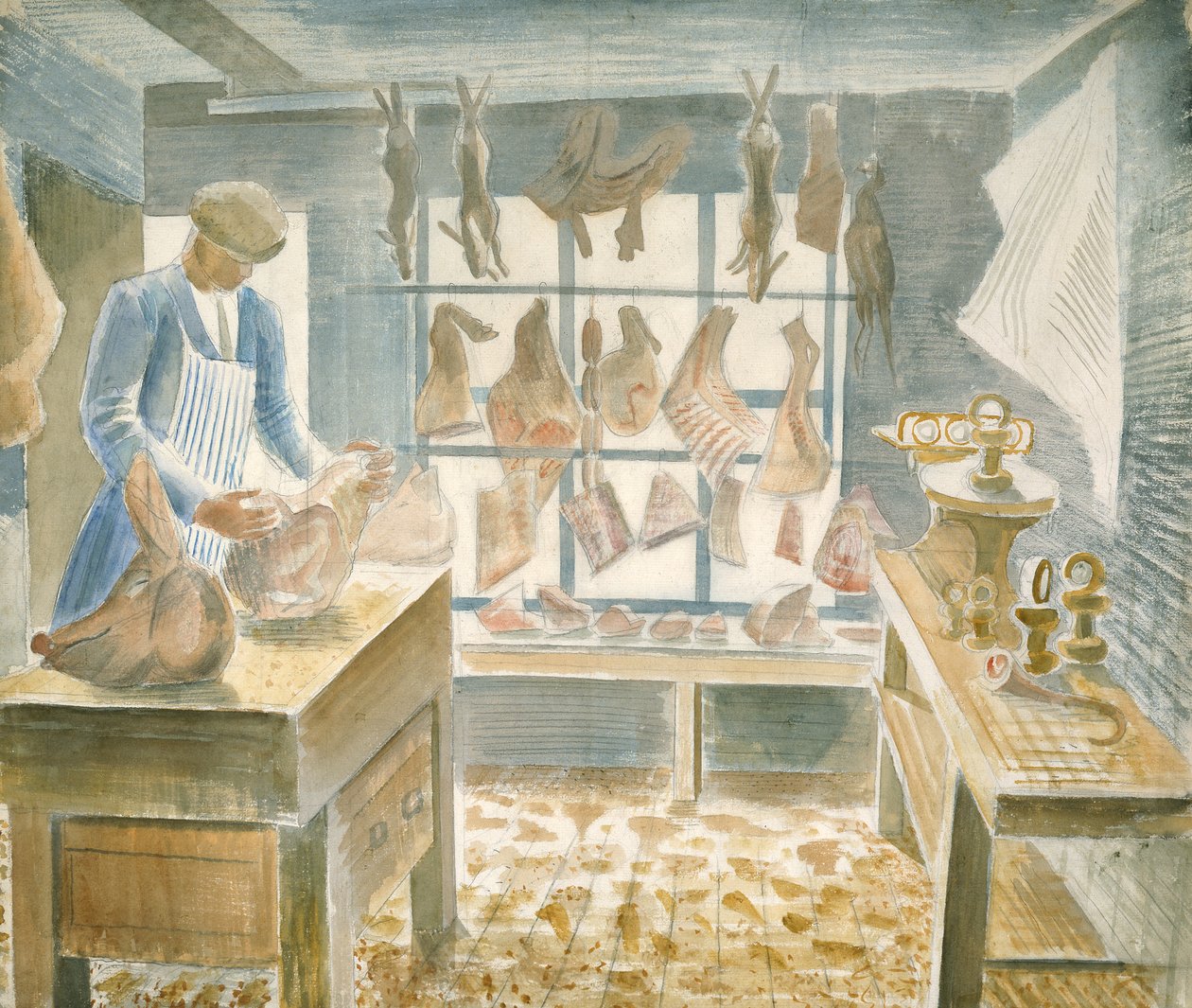 कसाई की दुकान द्वारा एरिक Ravilious