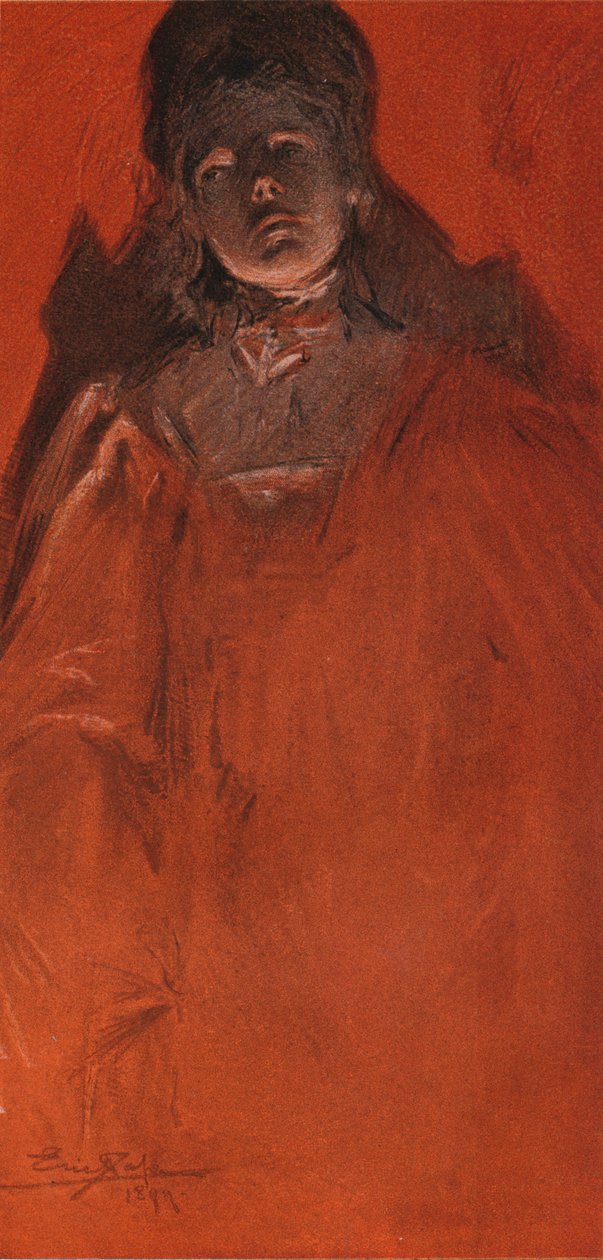 'ए पोर्ट्रेट स्टडी', 1899 द्वारा एरिक पप