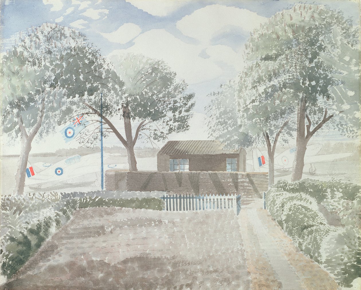 एरोड्रम, सी। 1942 द्वारा एरिक Ravilious
