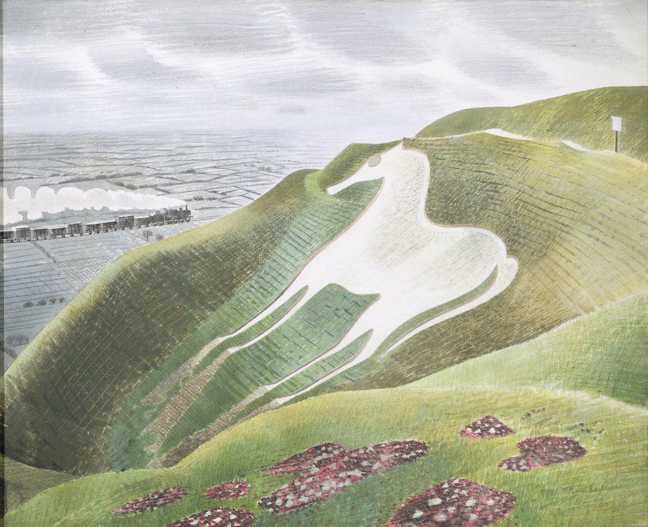 वेस्टबरी हॉर्स द्वारा एरिक Ravilious