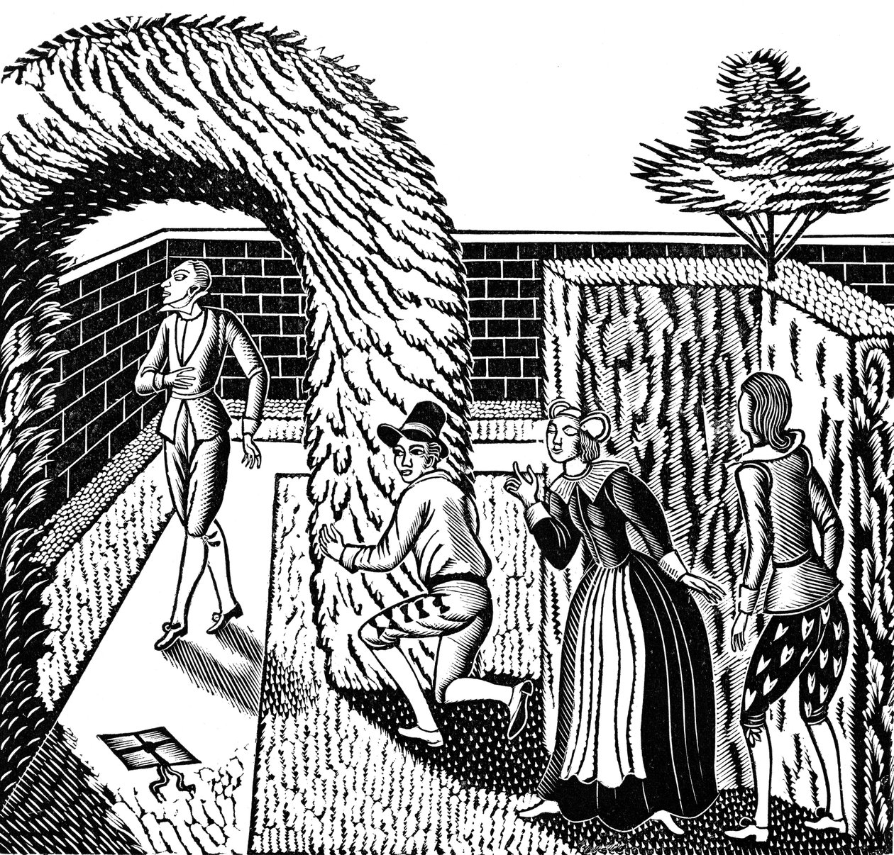 विलियम शेक्सपियर द्वारा बारहवीं रात द्वारा एरिक Ravilious