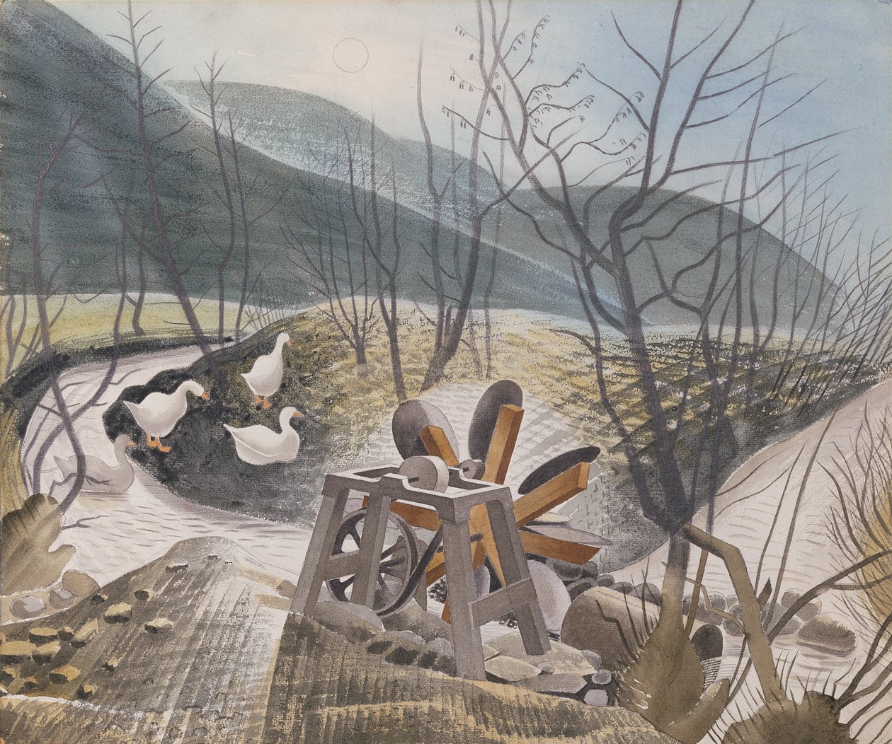 वाटरव्हील, 1938 द्वारा एरिक Ravilious