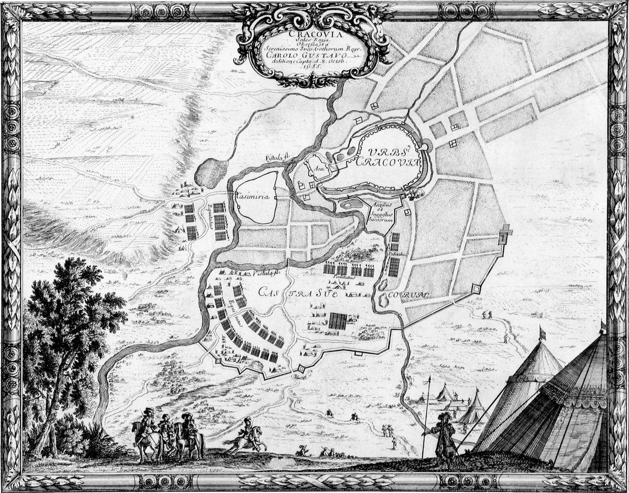 क्राको की घेराबंदी (1655) द्वारा एरिक डेहलबर्ग