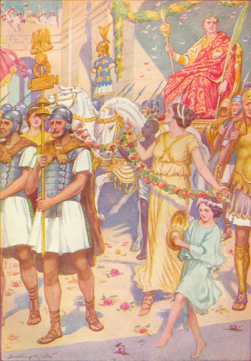 उनकी प्रगति एक राजा के रूप में थी, c1912 1912 द्वारा अर्नेस्ट डडली हीथ