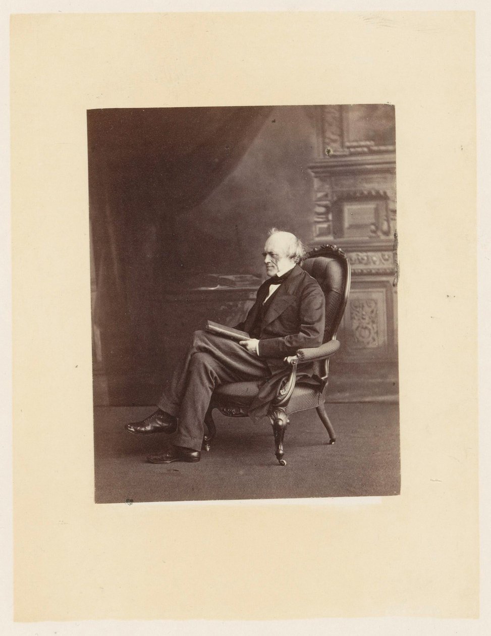 चार्ल्स लिएल, c.1863 (b/w फोटो) द्वारा अर्नेस्ट एडवर्ड्स