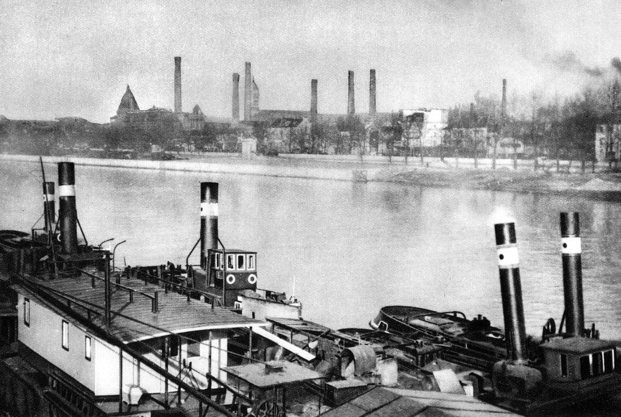 द बॉर्न एंड पेरिस, बर्सी, पेरिस, 1931 में। द्वारा अर्नेस्ट फ्लेमरियन