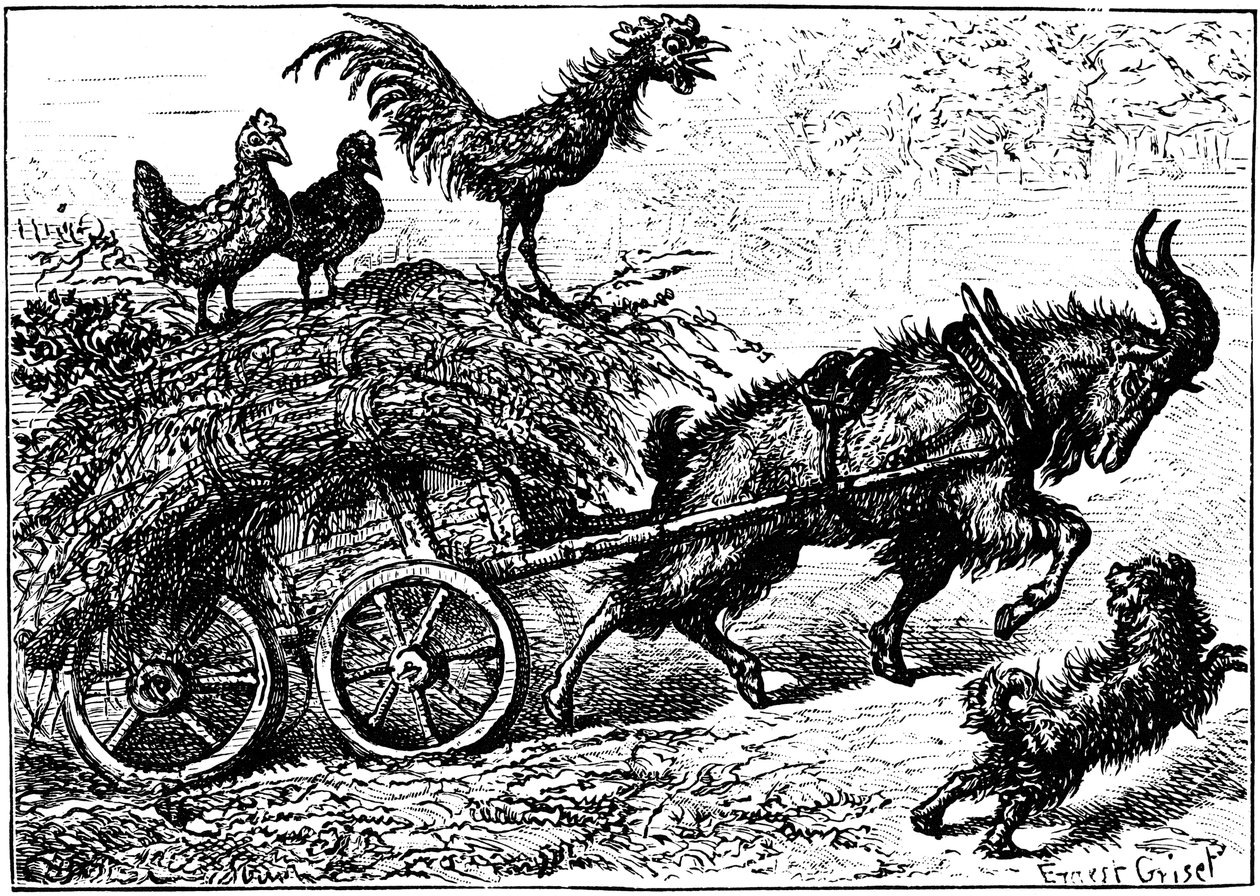 बच्चों की पुस्तक लिटिल बो-पीप से चित्रण, c1880। द्वारा अर्नेस्ट हेनरी ग्रिसेट